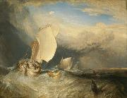 Joseph Mallord William Turner Fishing Boats with Hucksters Bargaining for Fish Spain oil painting artist